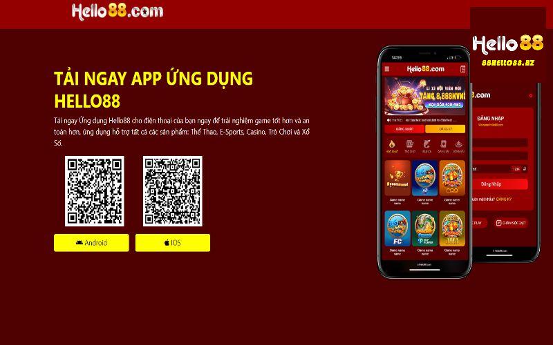 Tải app Hello88 cực kì nhanh chóng, mượt mà